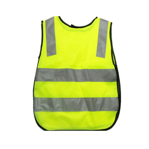 Children Traffic Safety Vest Yellow Visibility Waistcoat Kids Childs